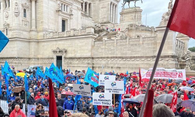 Mobilitazione Cgil, Cisl e Uil e manifestazioni