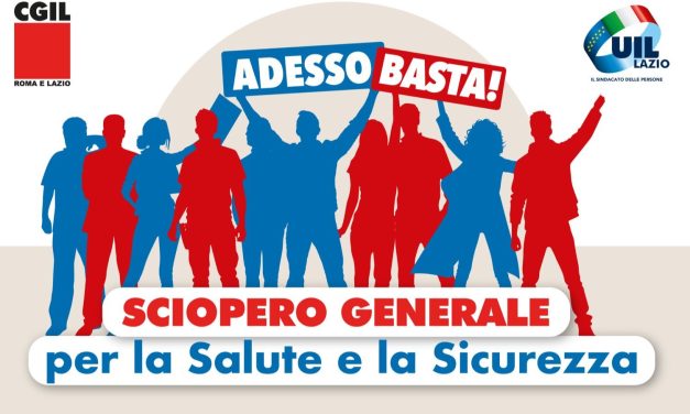 #AdessoBasta. Cgil e Uil chiedono più sicurezza sul lavoro